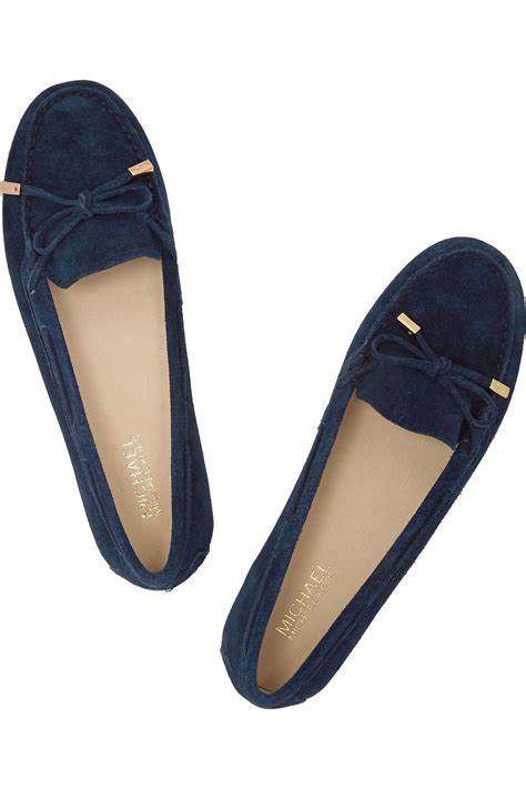 michael kors suede loafers.